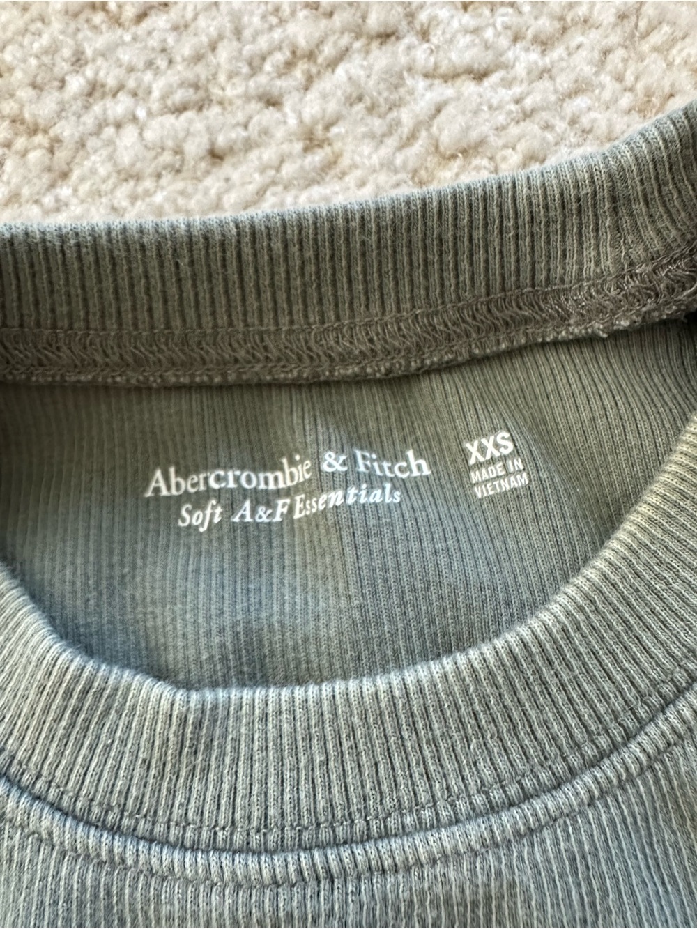 Abercrombie Ribbed Tee - Picture 2 of 3